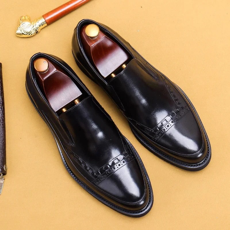 Men's All-Season Shoes Men's Casual Genuine Leather Soft Commuting Designer Luxury Dress Shoes Men's All-Season Shoes Men's Casual Genuine Leather Soft Commuting Designer Luxury Dress Shoes