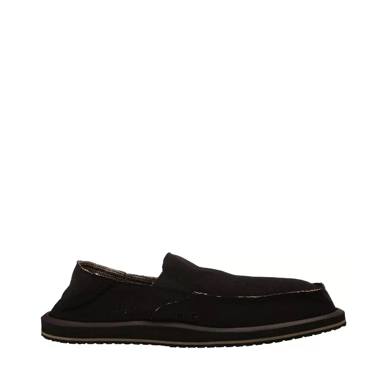 Elegant Shoes For Formal Events Men's Shoes Sanuk DONNY HEMP TWO TONE Slip On Loafers 1159170 BLACK Elegant Shoes For Formal Events Men's Shoes Sanuk DONNY HEMP TWO TONE Slip On Loafers 1159170 BLACK