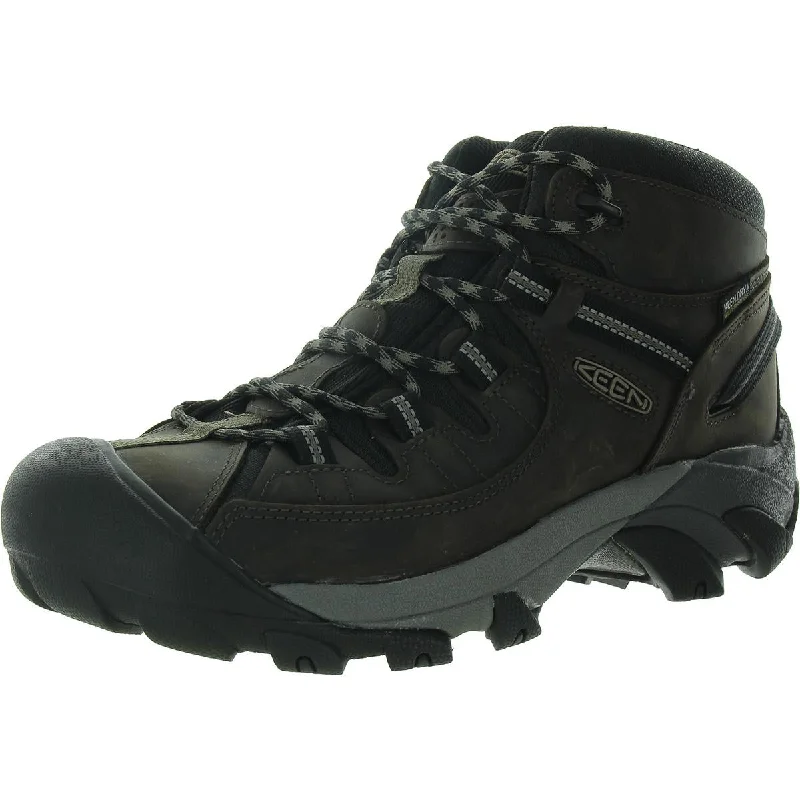 Men's Minimalist Shoes Keen Mens Leather Bootie Hiking Boots