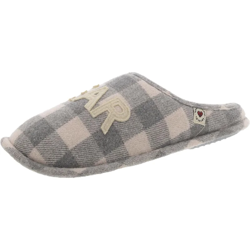 Men's High-Quality Shoes Mens Faux Fur Lined Embellished Slide Slippers