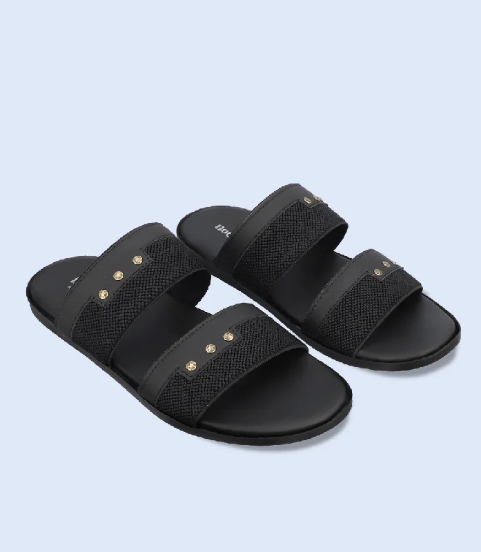 Men's Versatile Shoes BM5824-BLACK-Men Slipper