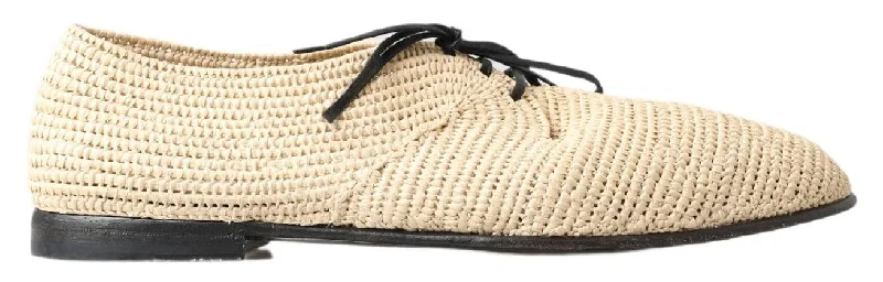 Men's Casual Shoes Dolce & Gabbana Chic Beige Derby Lace-Up Casual Men's Men's Shoes Men's Casual Shoes Dolce & Gabbana Chic Beige Derby Lace-Up Casual Men's Men's Shoes