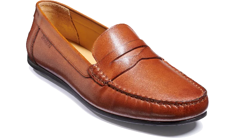 Men's Temperature-Regulating Shoes Jamie - Cedar Hand Painted
