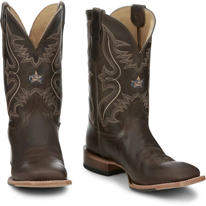 Men's Eco-Friendly Boots Justin Mens Dillon Square Toe Western Boots Style GR8016
