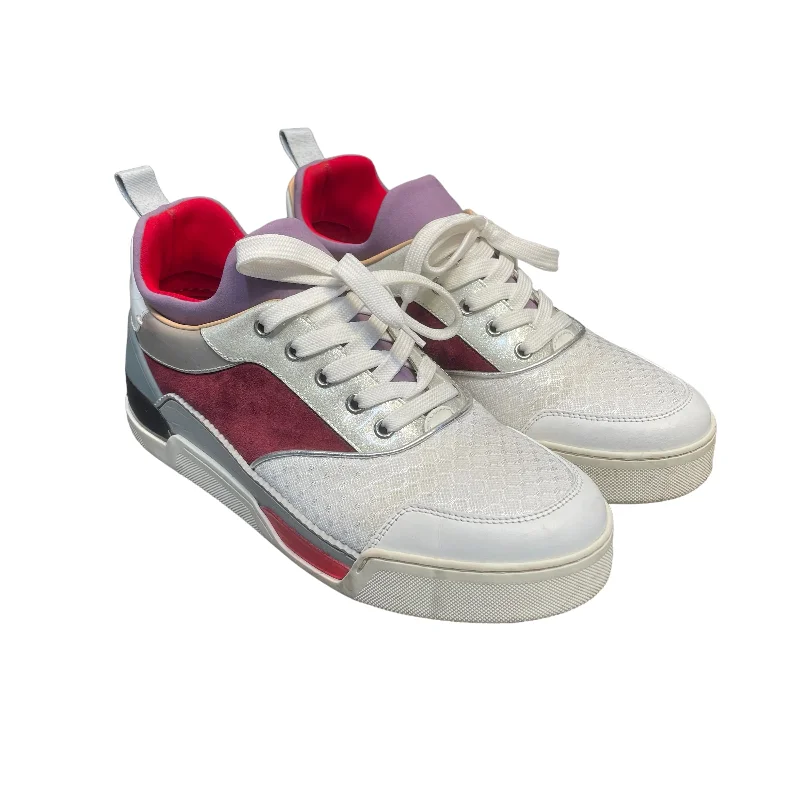 Men's Moisture-Wicking Boots Christian Louboutin/Low-Sneakers/EU 41/Border/Polyester/MLT/