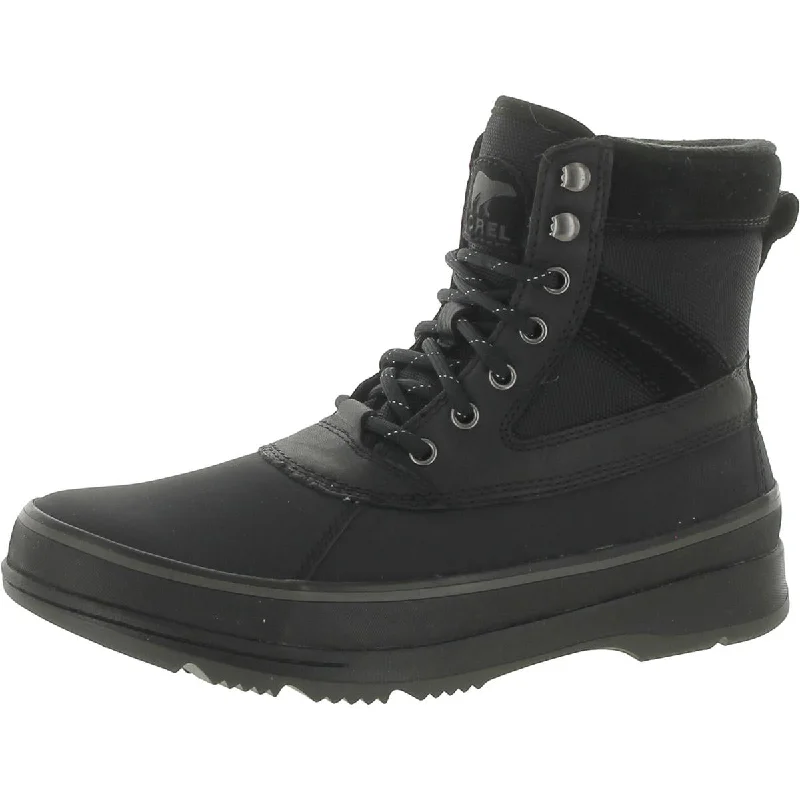 Men's Trendy Boots Sorel Mens Ankeny II Leather Winter & Snow Boots