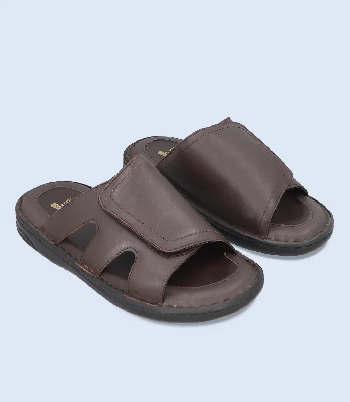 Men's Ergonomic Boots BM5906-BROWN-Men Slipper