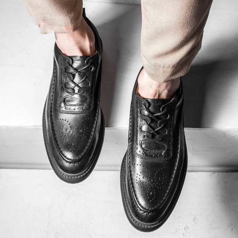 Unmissable Discounts On Modern Designer Shoes Handmade Classic Retro England Style Leather Carved Brogue Shoes Unmissable Discounts On Modern Designer Shoes Handmade Classic Retro England Style Leather Carved Brogue Shoes