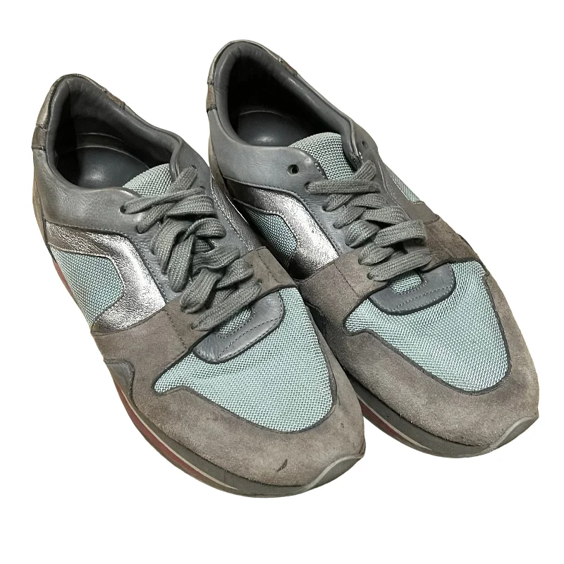 Comfortable Shoes For Men BURBERRY/Low-Sneakers/US 6.5/Leather/SLV/Field sneakers