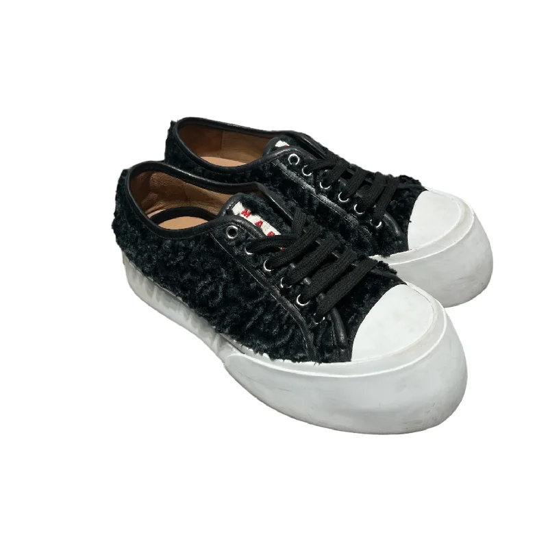Men's Cozy Boots MARNI/Low-Sneakers/EU 38/Fake Fur/GRN/