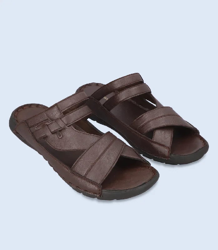 Men's Classic Shoes BM5990-BROWN-Men Slipper