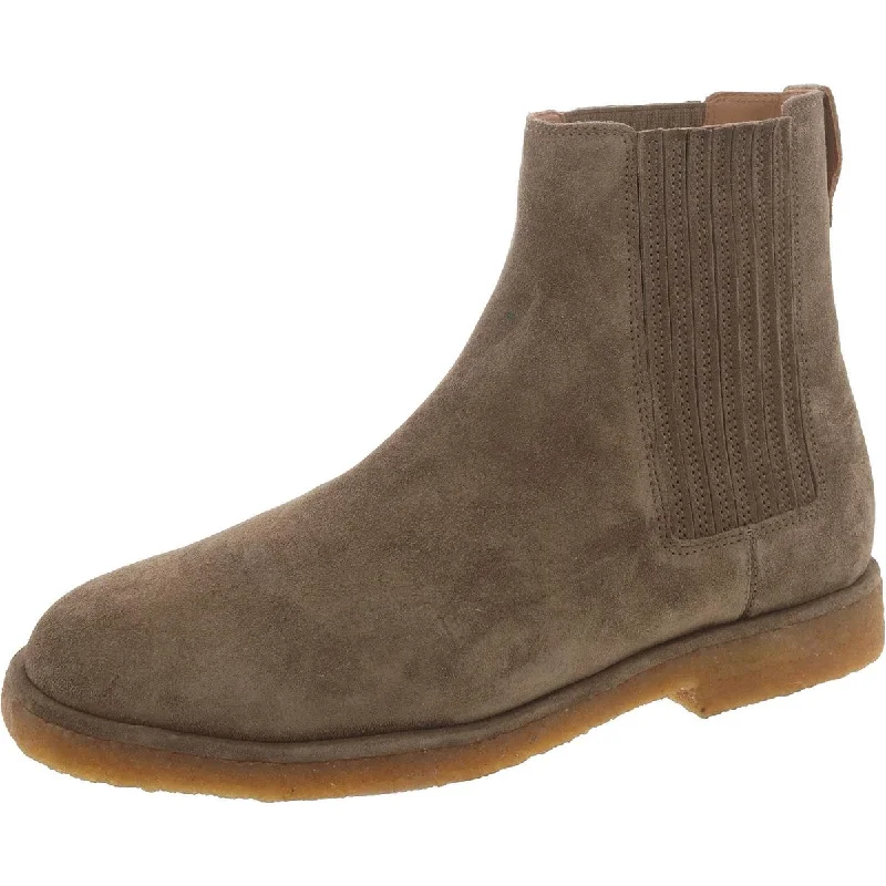 Men's Shock-Absorbing Shoes Vince Mens Suede Slip On Chelsea Boots
