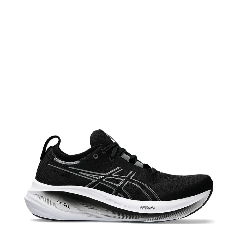 Men's Casual Shoes Asics Men's GEL-NIMBUS 26 Sneaker in Black/Graphite Grey