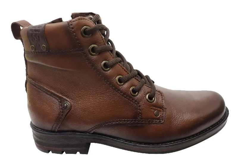 Men's Comfortable Shoes Pegada Brazen Mens Comfortable Leather Boots Made In Brazil