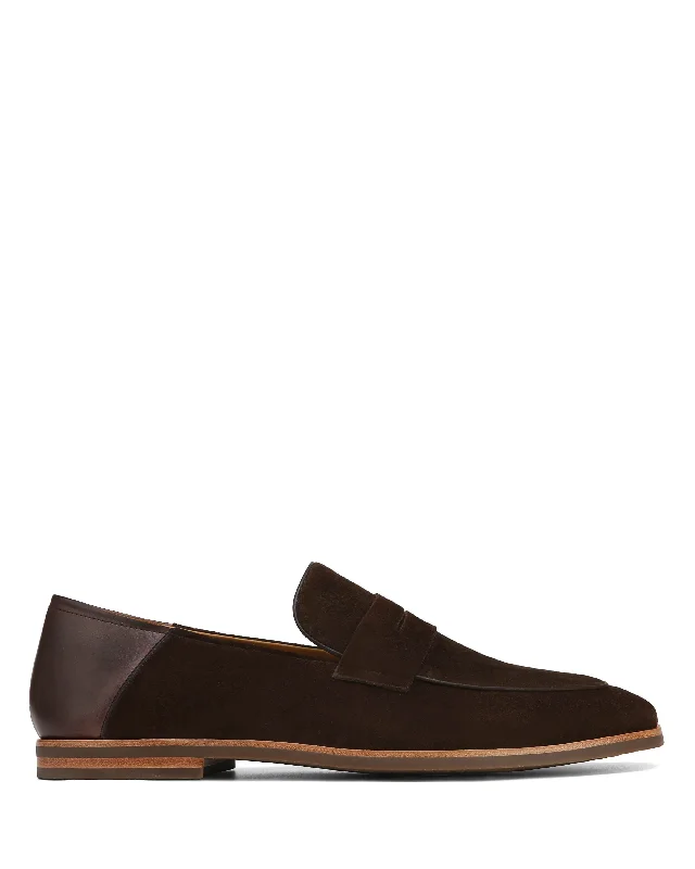 Men's Odor-Resistant Boots Giacomo Dark Brown Suede