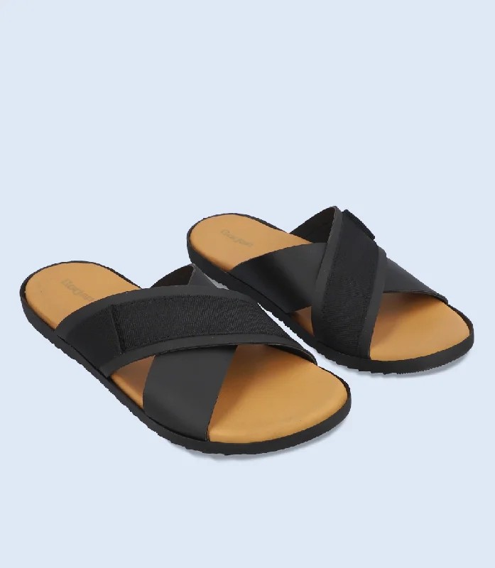 Men's Shock-Absorbing Shoes BM5537-BLACK-Men Slipper