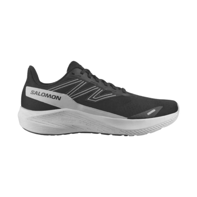 Men's Cozy Shoes Salomon Men's Aero Blaze Running Shoes - Black/White/Lunar Rock