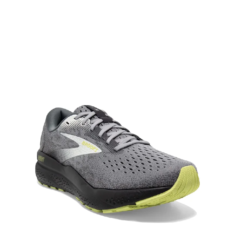 Men's All-Day Wear Boots Brooks Men's Ghost 16 Sneaker in Primer/Grey/Lime