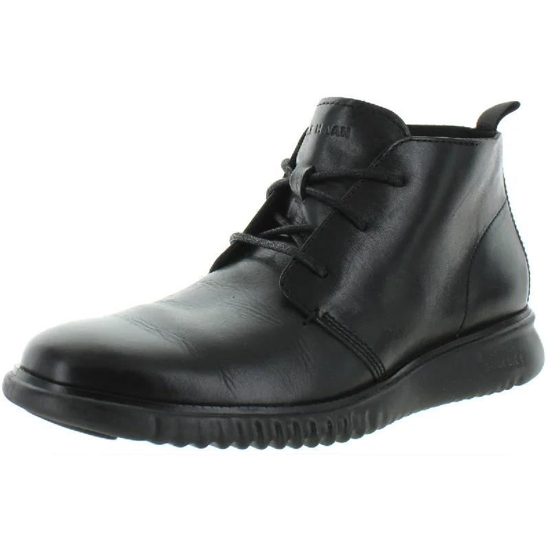 Men's Handcrafted Boots Cole Haan Mens 2 Zerogrand Leather Lace Up Chukka Boots