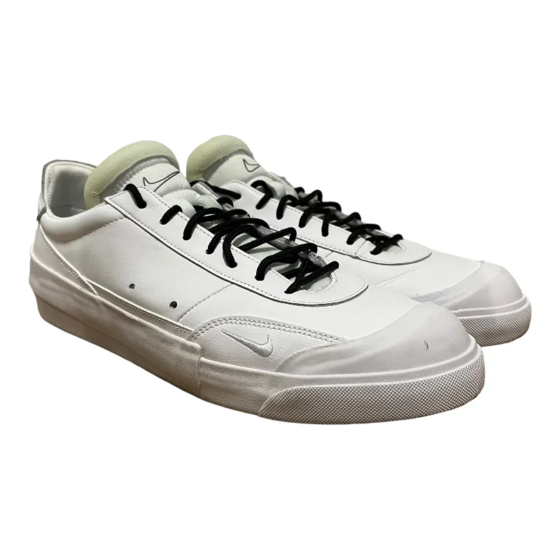 Men's Versatile Shoes NIKE/Low-Sneakers/US 11.5/Leather/WHT/DROP TYPE LX