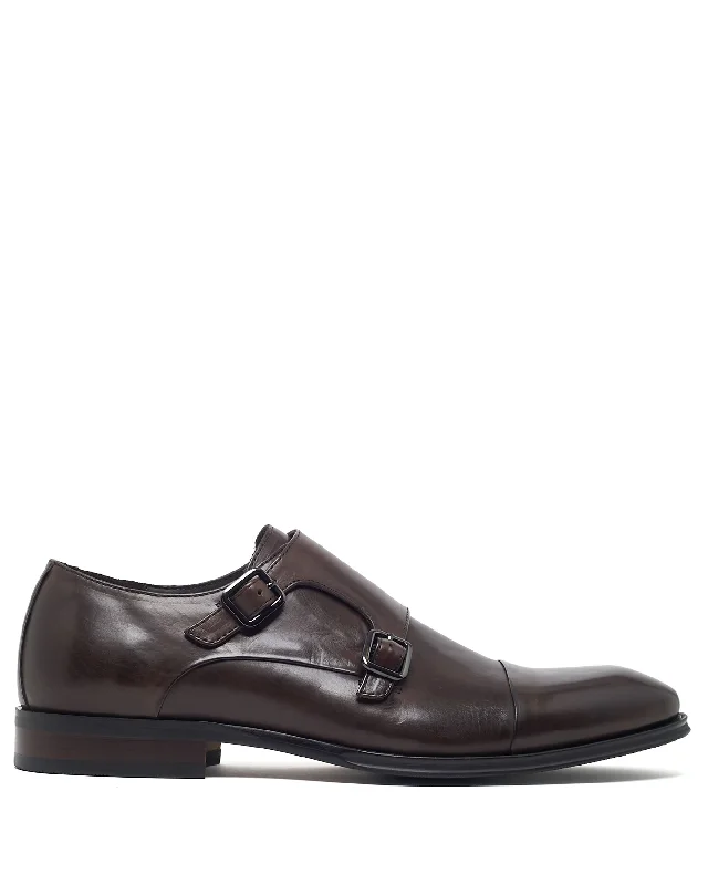 Men's Shock-Absorbing Boots Milano Brown Leather