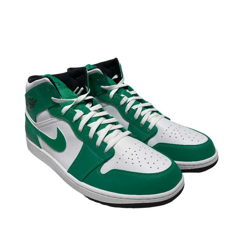Men's Durable Boots NIKE/Hi-Sneakers/US 15/Leather/GRN/DQ8426-301