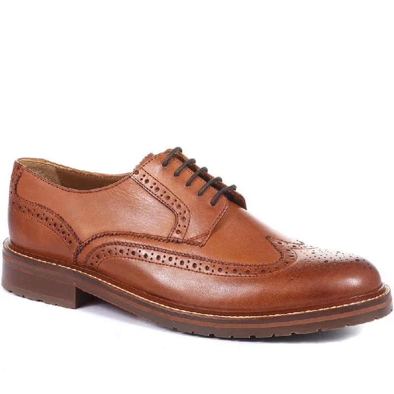 Men's Minimalist Boots Kingsbay Men's Leather Brogues - KINGSBAY / 320 142