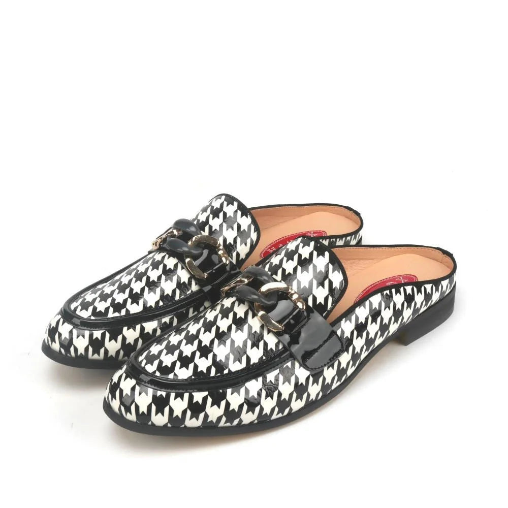 Limited Stock On High-Quality Shoes At Great Prices Men's Summer Concise Style Geometric Pattern Outdoor Half Slipper Shoes Limited Stock On High-Quality Shoes At Great Prices Men's Summer Concise Style Geometric Pattern Outdoor Half Slipper Shoes