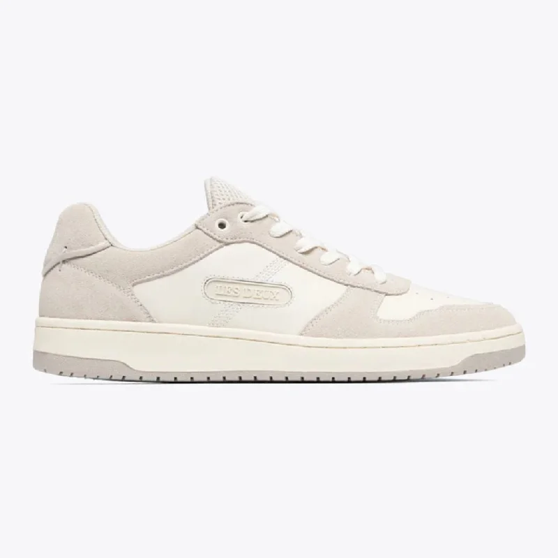 Men's Stylish Shoes Wright Basketball Sneaker (White + Light Gray)