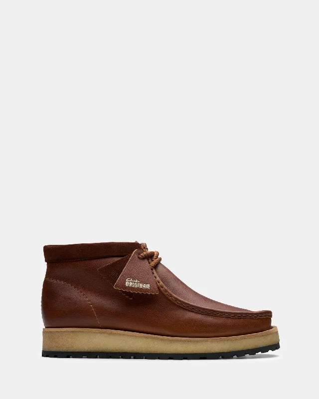 Men's All-Season Boots Wallabee Scout (M) Dark Tan Leather