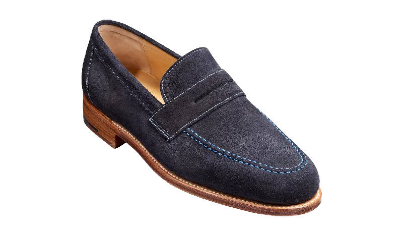 Men's Modern Shoes Jevington - Navy Suede