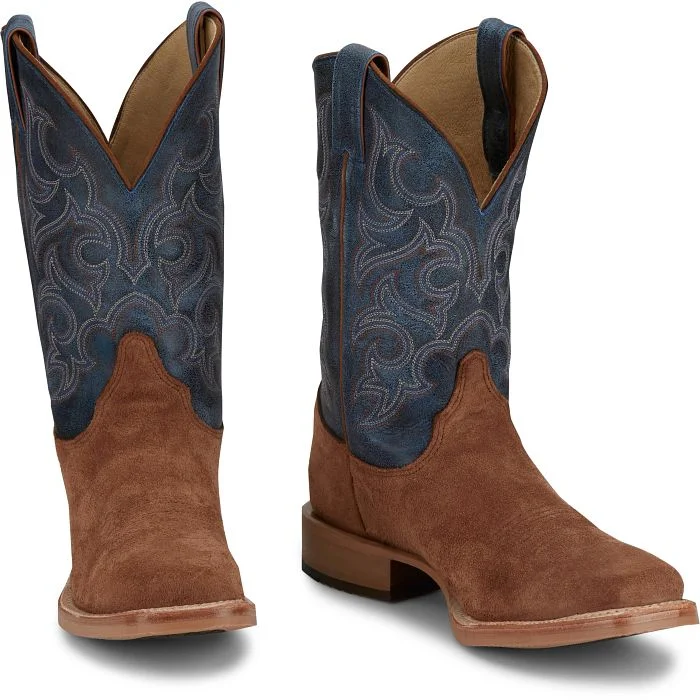 Men's Seamless Design Boots Justin Mens Fergus Bent Rail Boots Style BR385