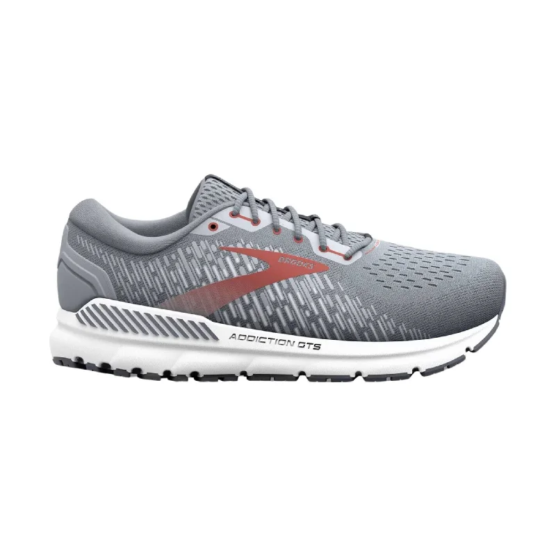 Men's Stylish Boots Brooks Men's Addiction GTS 15 Running Shoes - Grey/Ebony/Chili Oil Men's Stylish Boots Brooks Men's Addiction GTS 15 Running Shoes - Grey/Ebony/Chili Oil