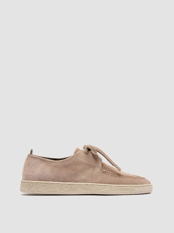 Men's All-Day Wear Boots HERBIE 012 - Beige Suede Derby Shoes