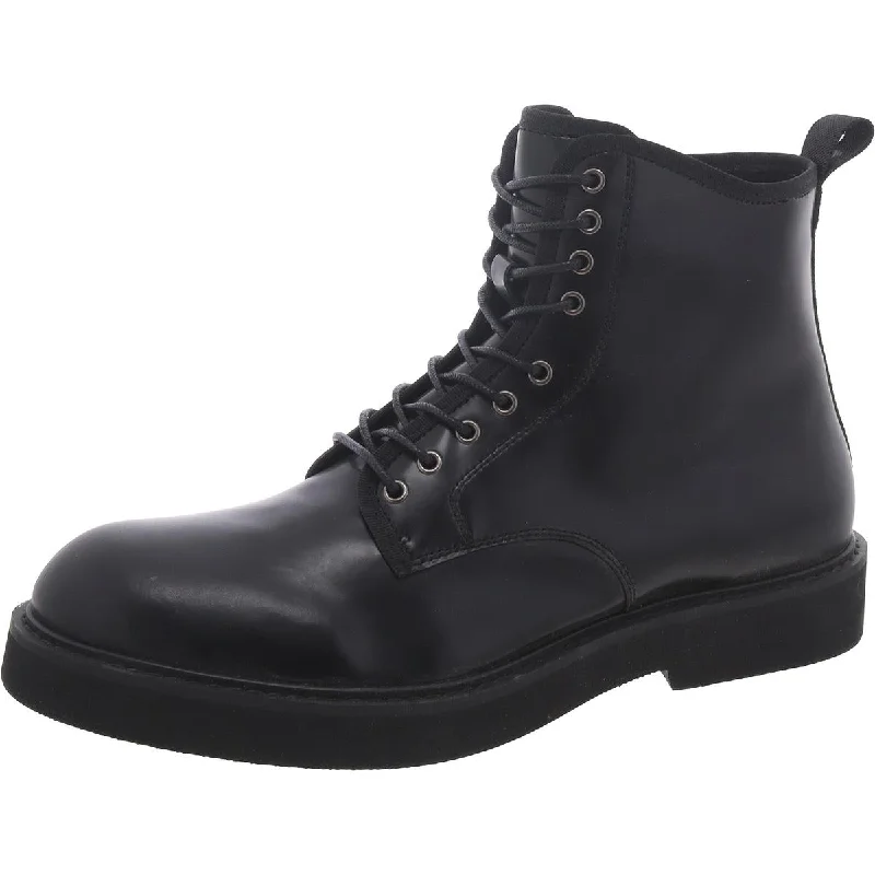 All-Season Boots For Men Steve Madden Mens Adryan Leather Ankle Combat & Lace-Up Boots All-Season Boots For Men Steve Madden Mens Adryan Leather Ankle Combat & Lace-Up Boots