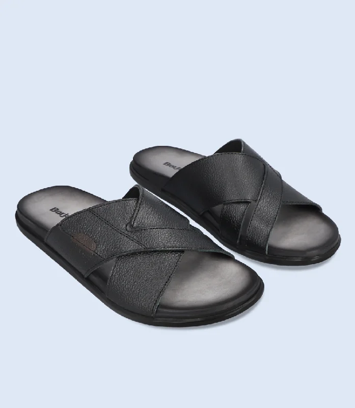 Limited-Time Offer On Premium Shoes BM5804-BLACK-Men Slipper