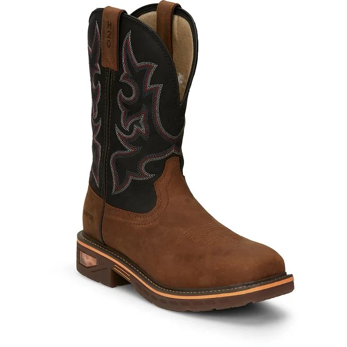 Men's Reinforced Sole Shoes Justin Mens Resistor Nano Composite Toe Work Boots Style CR4012 Men's Reinforced Sole Shoes Justin Mens Resistor Nano Composite Toe Work Boots Style CR4012