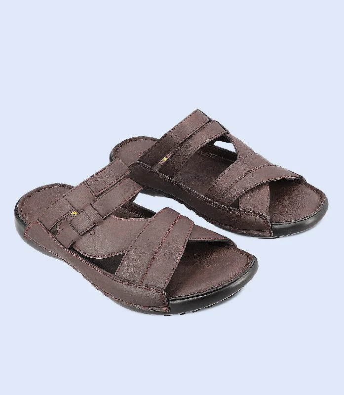 Men's Shock-Resistant Shoes BM4527-BROWN-Men Slipper