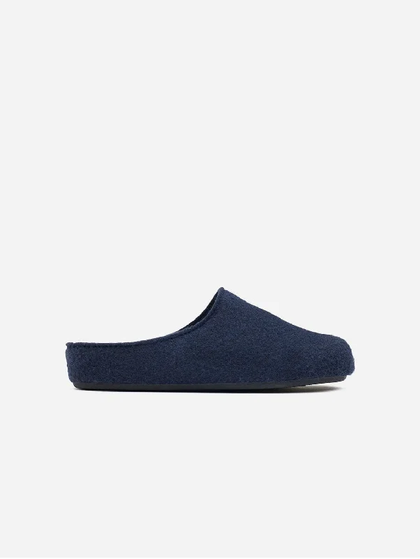 Exclusive Flash Sale On Durable And Trendy Shoes Date Men's Vegan Mule Slippers | Navy Exclusive Flash Sale On Durable And Trendy Shoes Date Men's Vegan Mule Slippers | Navy