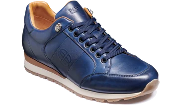 Men's Classic Shoes Barker Seb Sneakers - Navy Calf