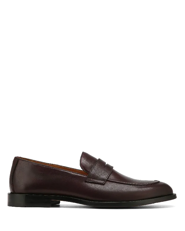 Men's Anti-Slip Shoes Ben Oxblood Venice Leather