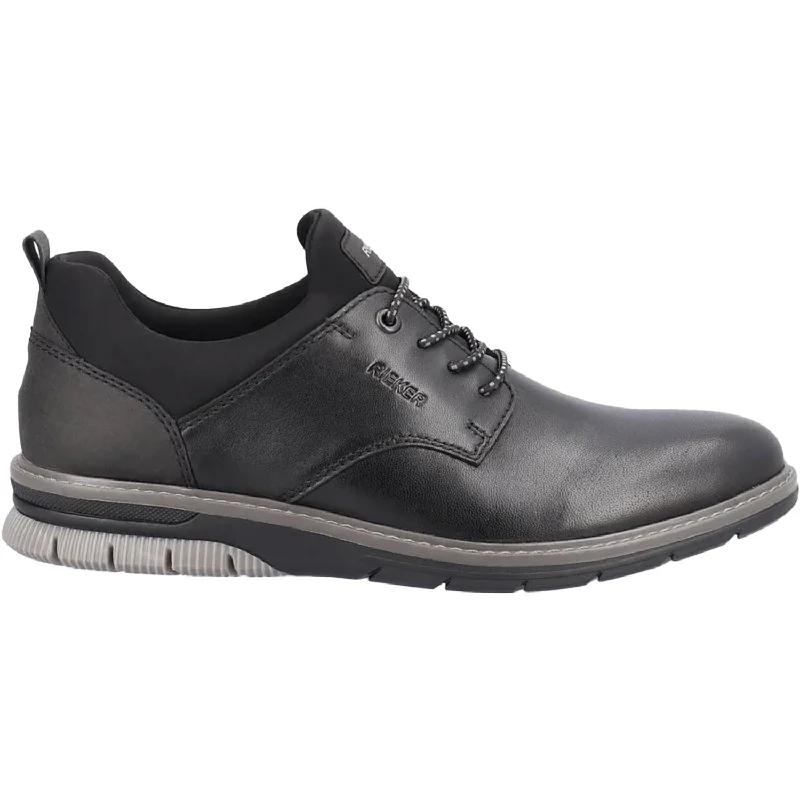 Men's Elegant Shoes Men's Rieker 14454-01 Black/Black/Black Leather