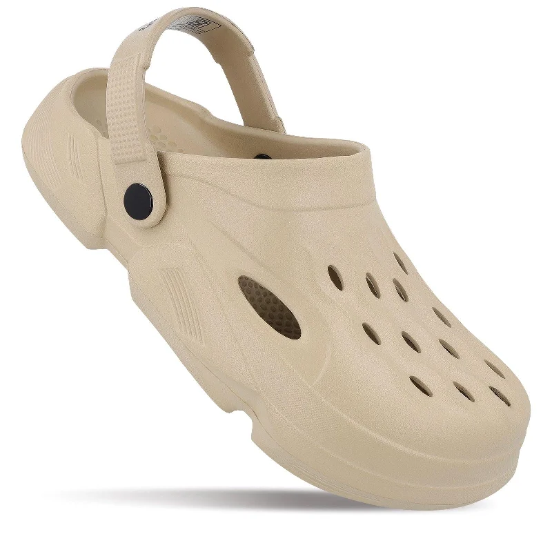 Biggest Shoe Sale Of The Year Walkaroo Mens Clogs  - WC8721 Khaki
