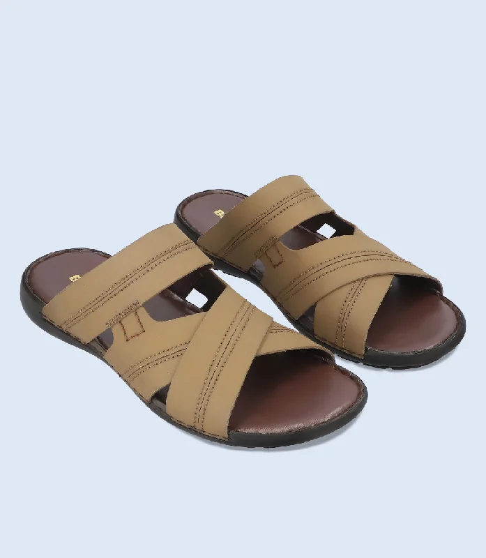 Exclusive Shoe Sale Event Happening Now BM5543-OLIVE-Men Slipper