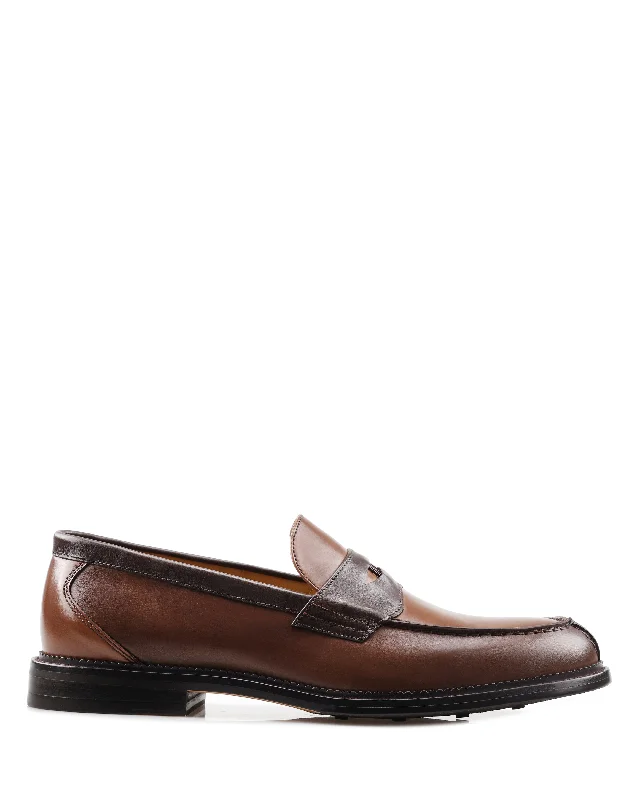 Men's Premium Shoes Branch Tan Brown Burgundy Cow Leather