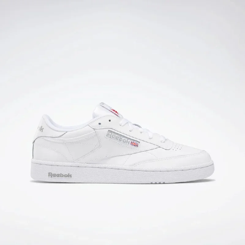 Men's Flexible Sole Shoes Club C 85 (Int-Wht + Sheer Grey)