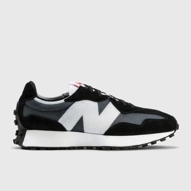 Men's Stylish Shoes MS327BC Sneaker (Black + White)