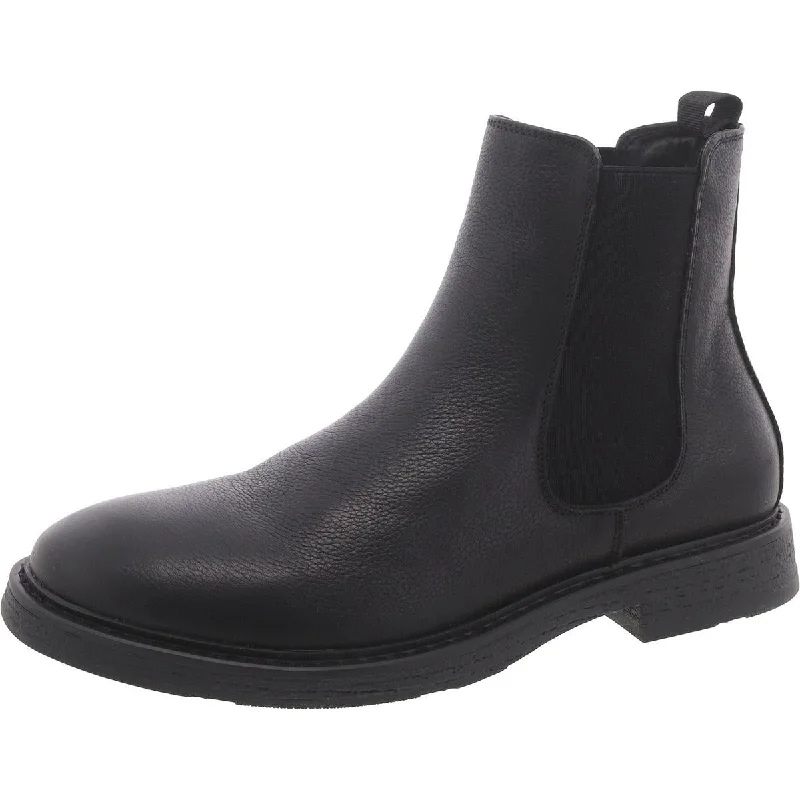 Men's Handcrafted Boots Steve Madden Mens Leather Ankle Chelsea Boots