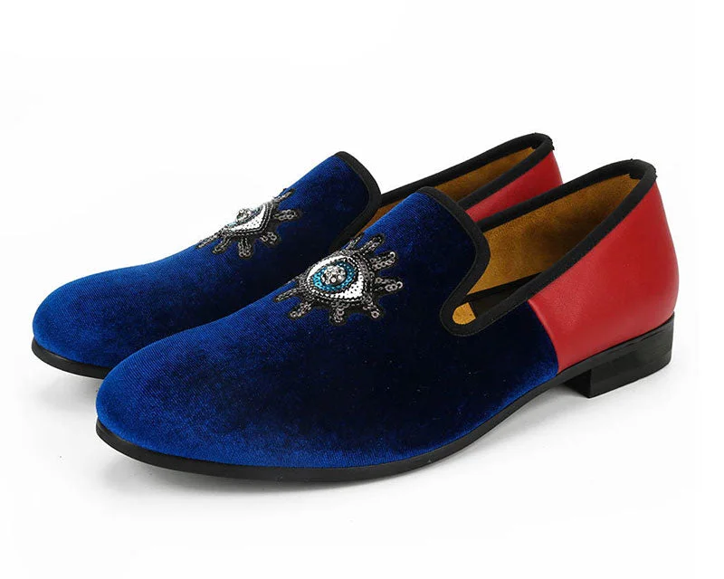 Men's Adaptive Fit Boots Luxury Blue Autumn Fashion Velvet Breathable Slip-On Casual Loafers for Men Men's Adaptive Fit Boots Luxury Blue Autumn Fashion Velvet Breathable Slip-On Casual Loafers for Men