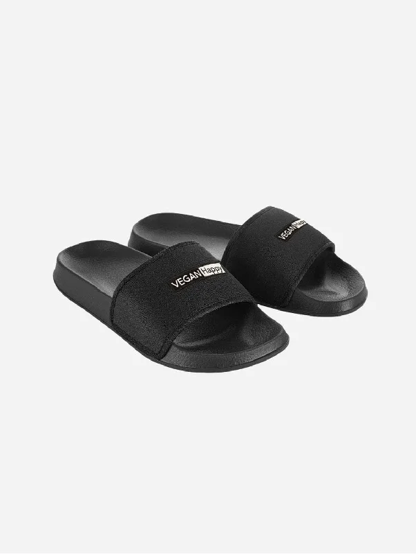Last Chance To Grab High-Performance Shoes On Sale Vegan Sliders | Black